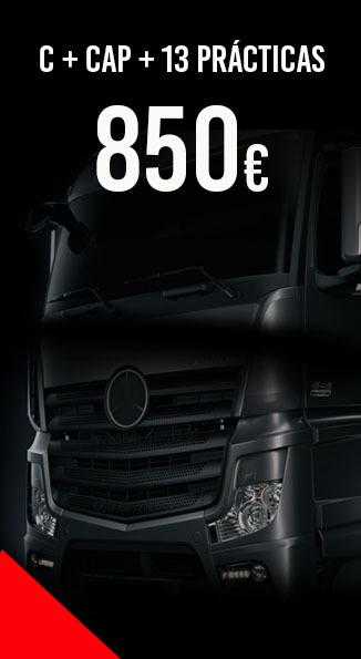 Permiso C + CAP camion